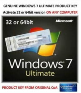 genuine copy of windows 7 ultimate