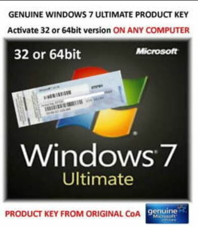 activation product key for windows 7 ultimate 64 bit