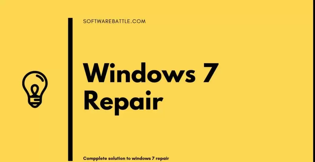 windows 7 repair
