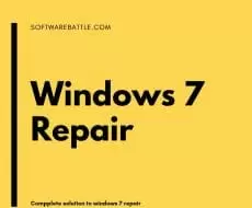 windows 7 repair