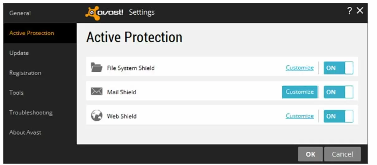 active protection- avast