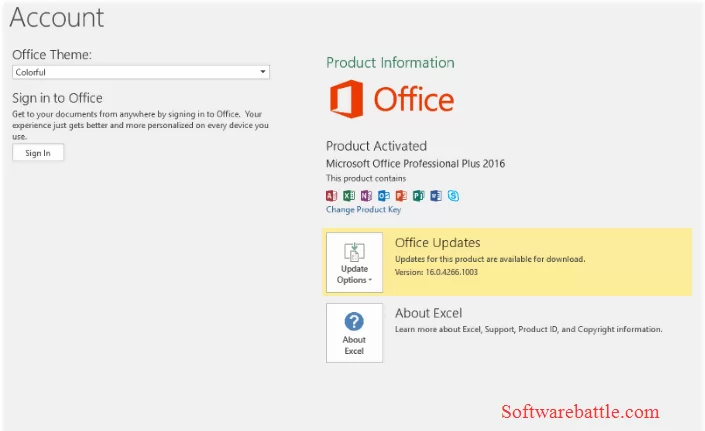activating microsoft office 2016 without product key