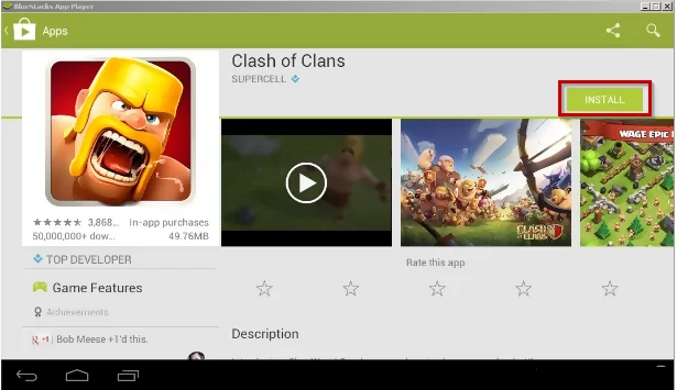 install clash of clans